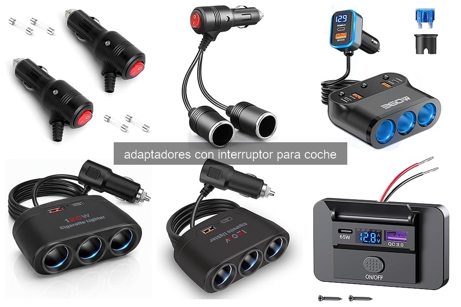 Adaptadores con Interruptor para Coche: ¿Qué Son y Cómo Usarlos?