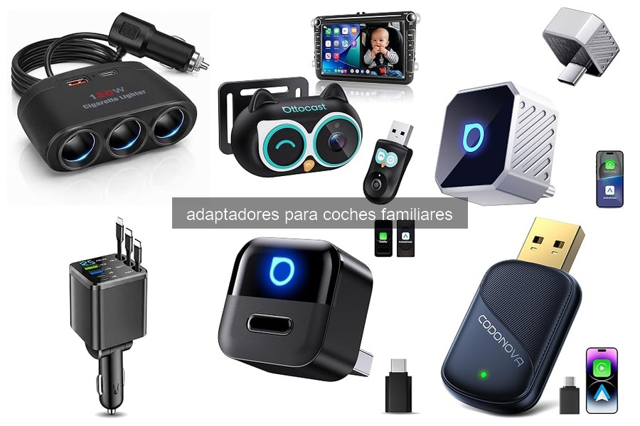 Adaptadores imprescindibles para coches familiares en 2026