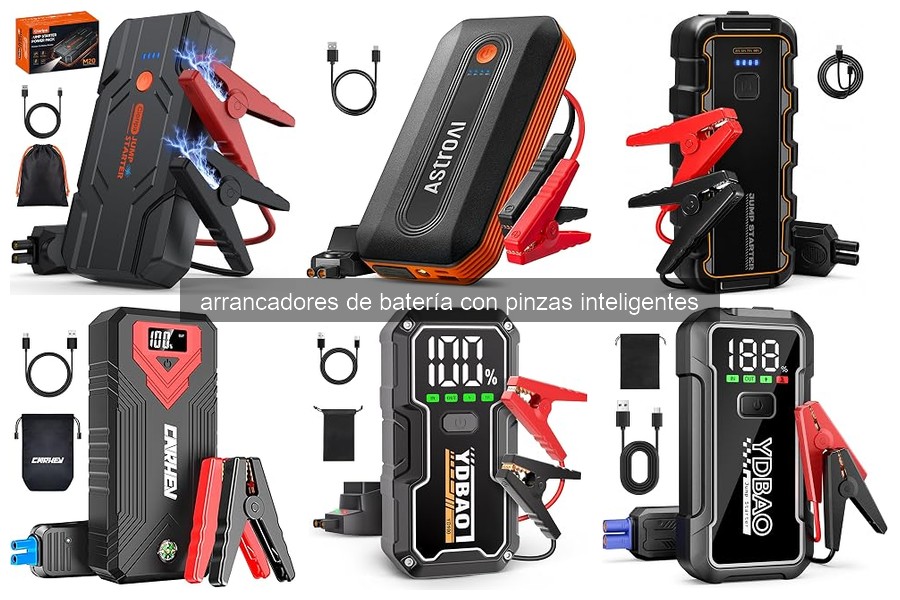 Arrancadores de batería con pinzas inteligentes: ¿qué son y cómo funcionan?