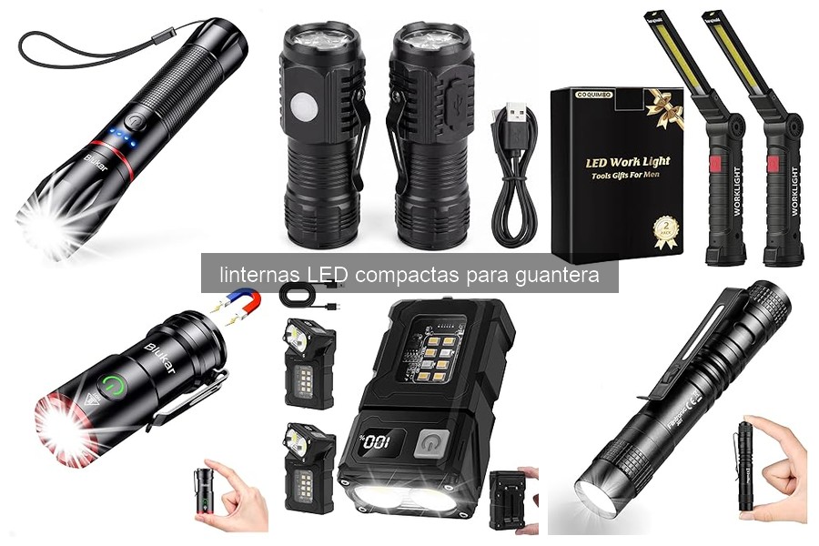 Características esenciales de linternas LED para guantera