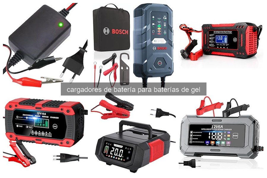 Cargadores de batería adecuados para baterías de gel