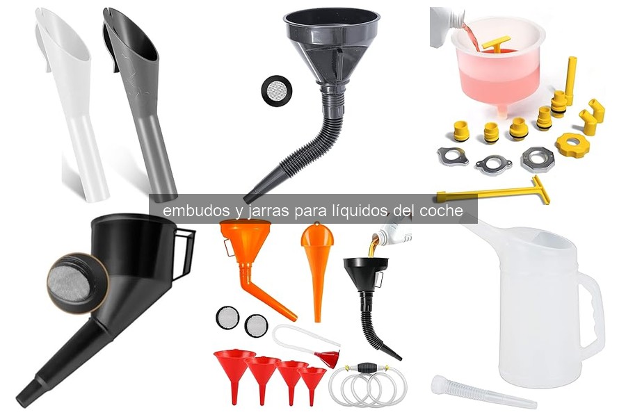 Cómo elegir el embudo o jarra adecuada para líquidos del coche