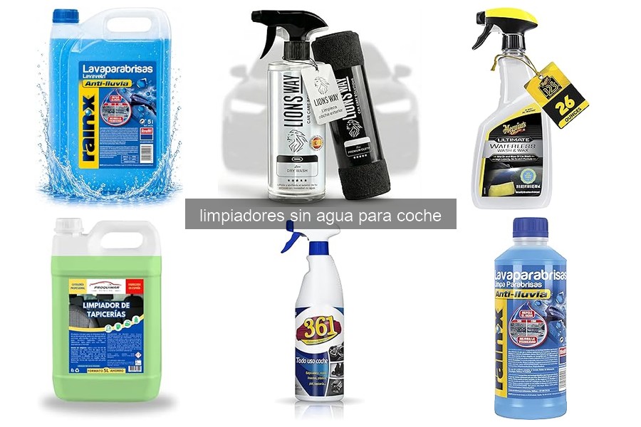 Cómo elegir el mejor limpiador sin agua para tu coche