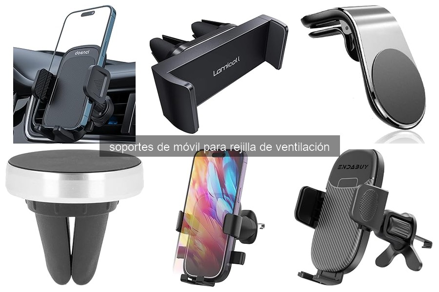Cómo elegir el mejor soporte de móvil para rejilla de coche
