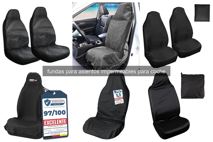Cómo instalar fundas impermeables para asientos de coche
