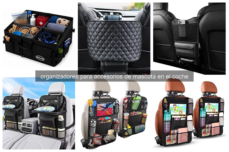 Cómo instalar un organizador de accesorios para mascotas en el coche