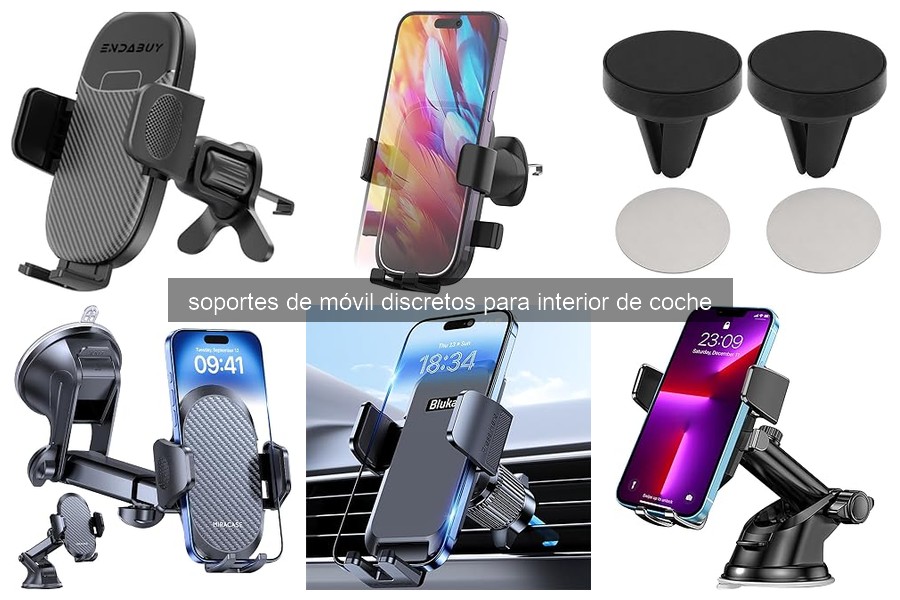 Cómo instalar un soporte de móvil discreto en el coche
