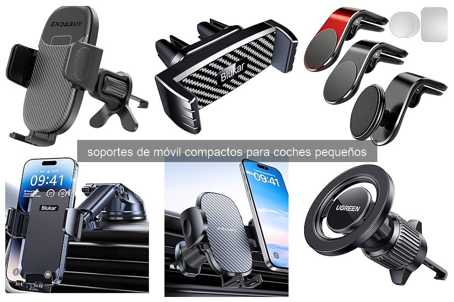 Cómo instalar un soporte de móvil en coches pequeños