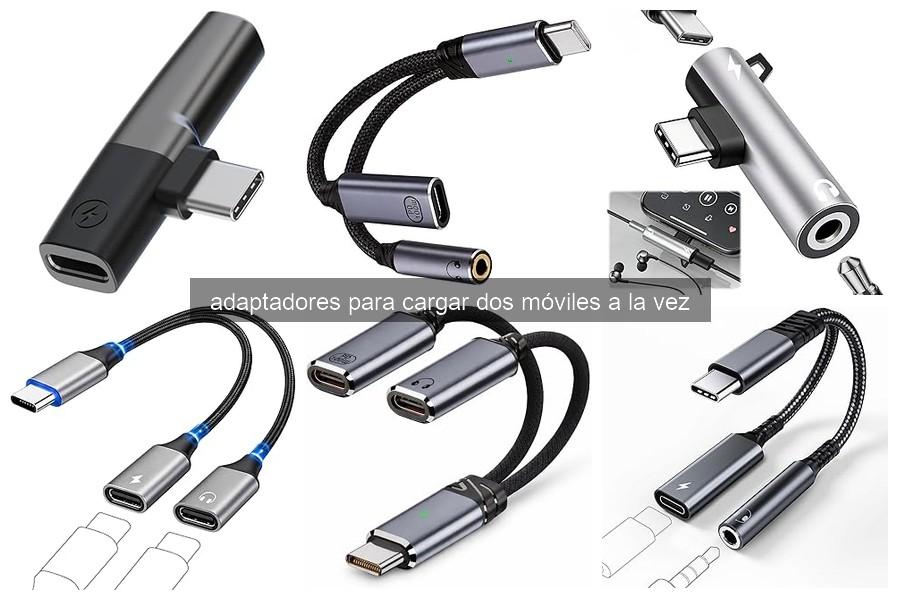 Cómo instalar y usar un adaptador para cargar dos móviles