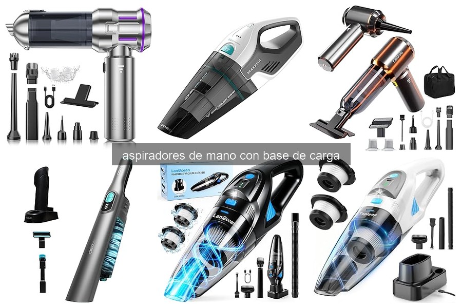 Cómo limpiar y mantener tu aspirador de mano con base de carga