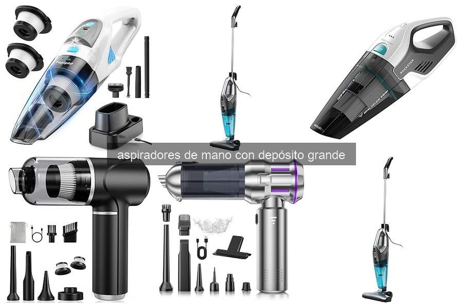 Cómo mantener y limpiar un aspirador de mano con depósito grande