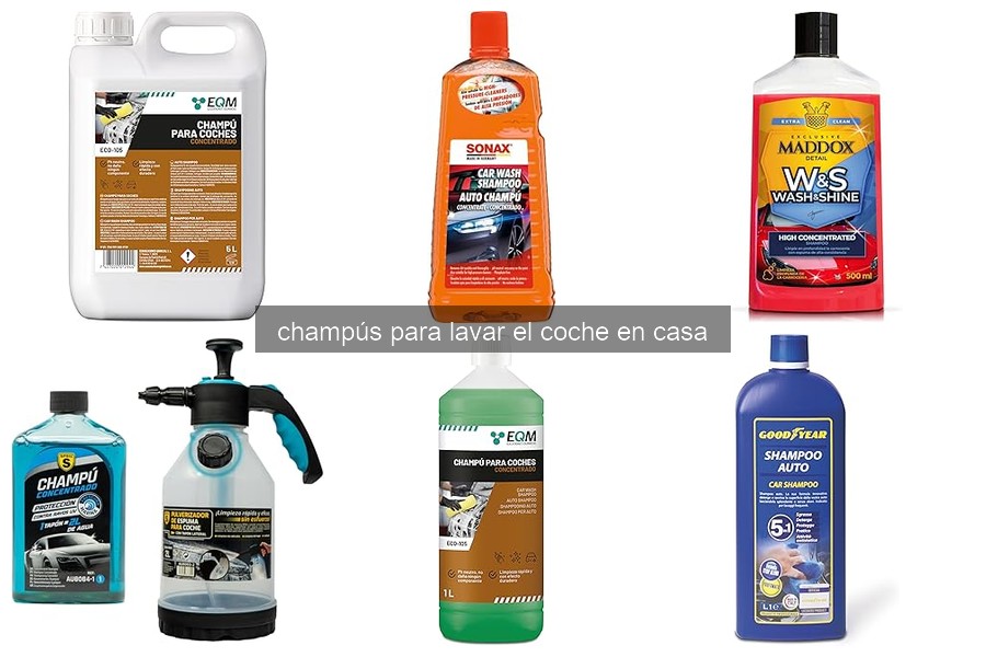 Cómo usar champús para lavar el coche sin dañar la pintura