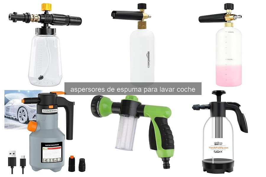 Cómo usar un aspersor de espuma para lavar tu coche