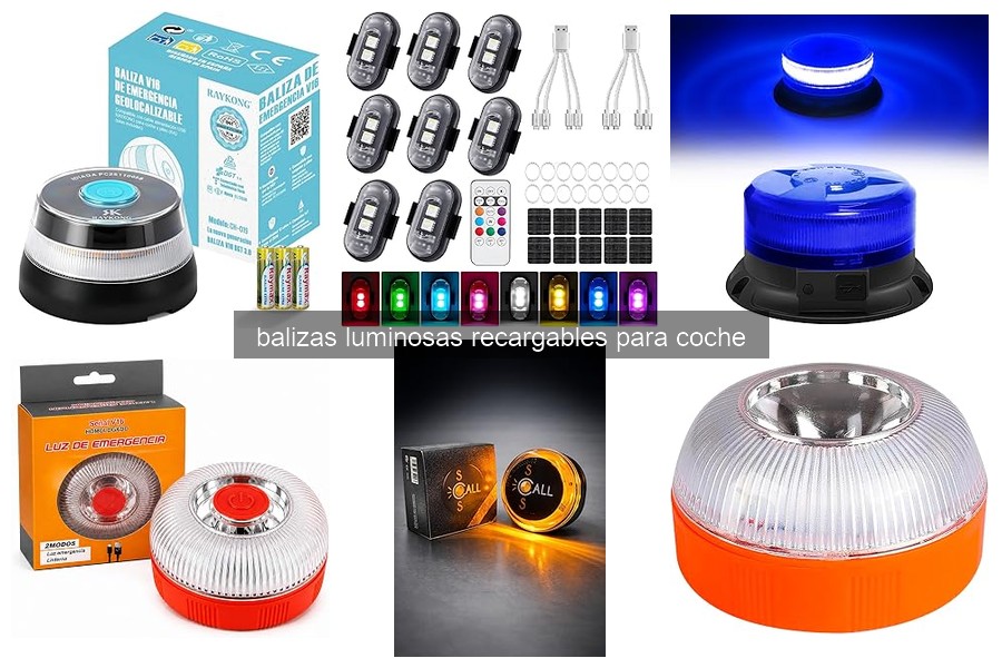 Cómo utilizar balizas luminosas recargables en emergencias