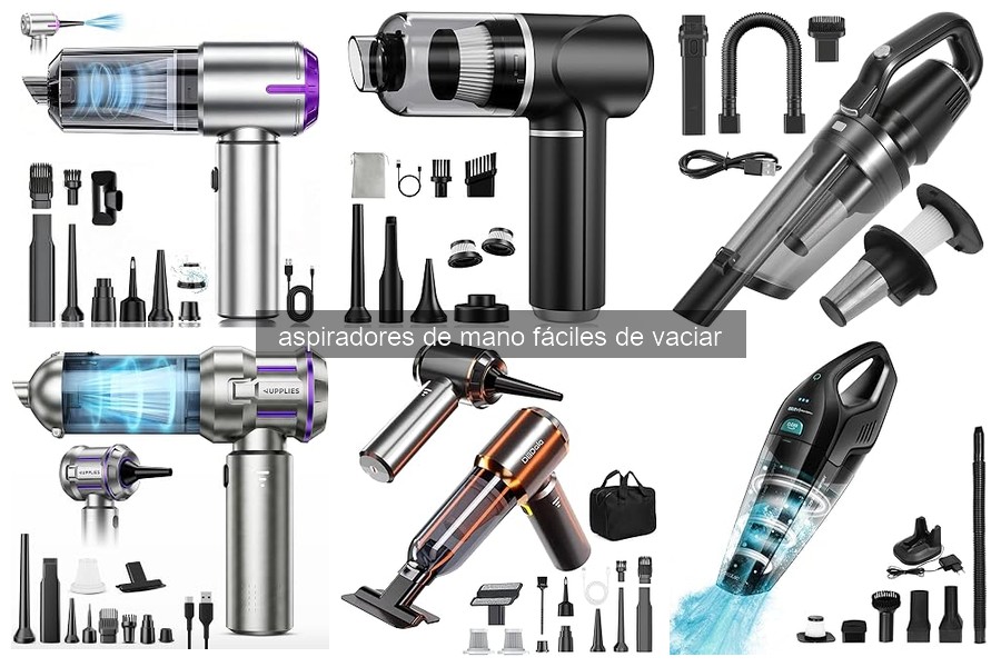 Comparativa de Aspiradores de Mano Fáciles de Vaciar 2026