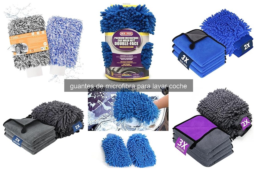 Comparativa de Guantes de Microfibra para Lavar Coche