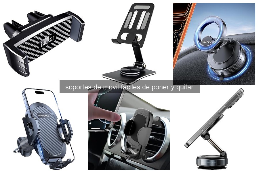 Comparativa de los Mejores Soportes de Móvil para Coche 2023
