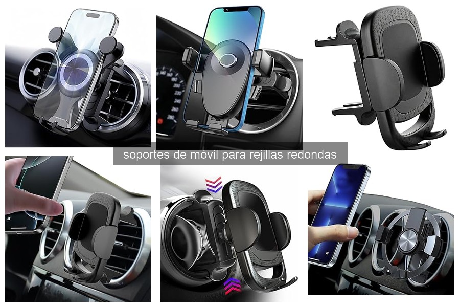 Comparativa de los mejores soportes de móvil para rejillas redondas