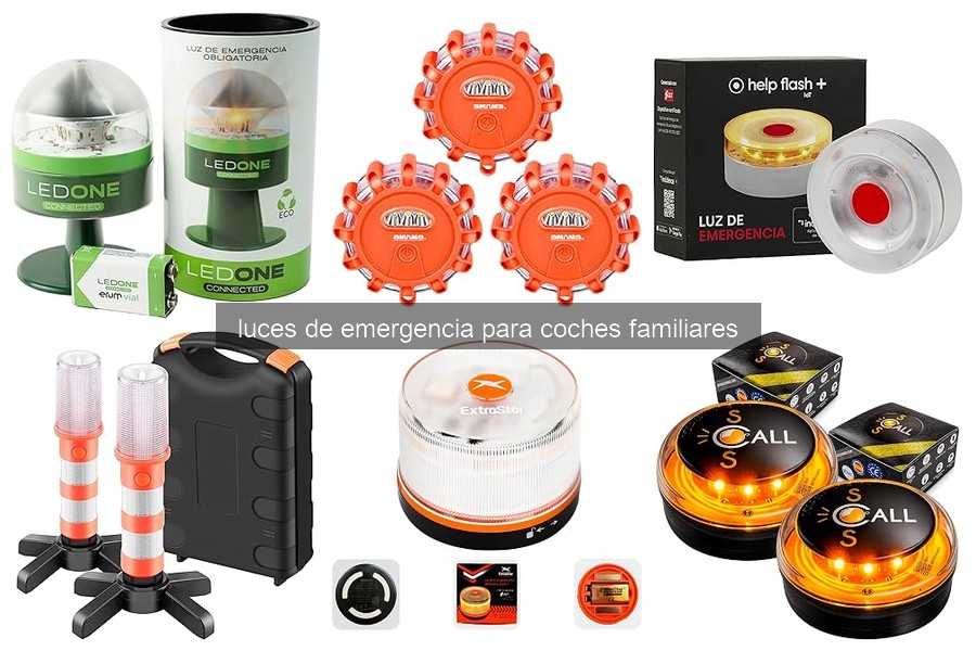Comparativa de Luces de Emergencia para Coches Familiares