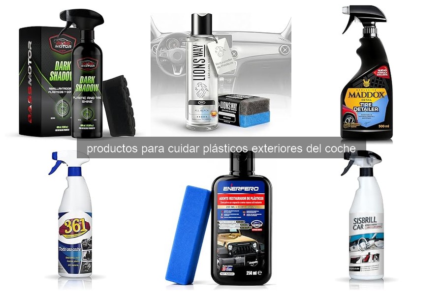 Comparativa de Mejores Productos para Plásticos Exteriores del Coche