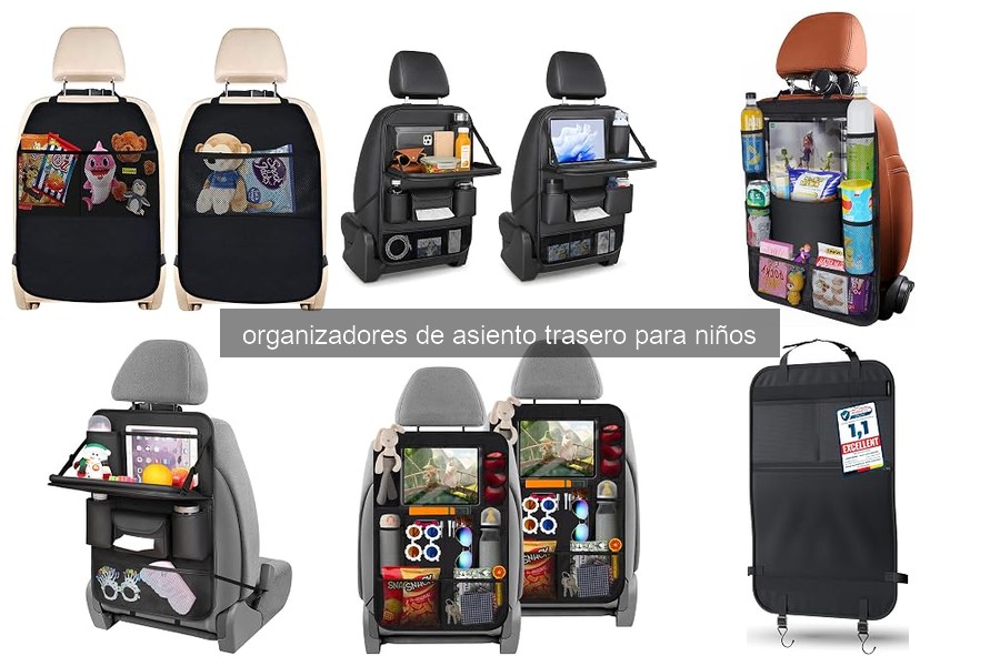 Comparativa de organizadores de asiento trasero para niños