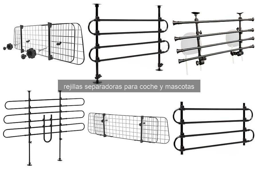 Comparativa de Rejillas Separadoras para Coche y Mascotas