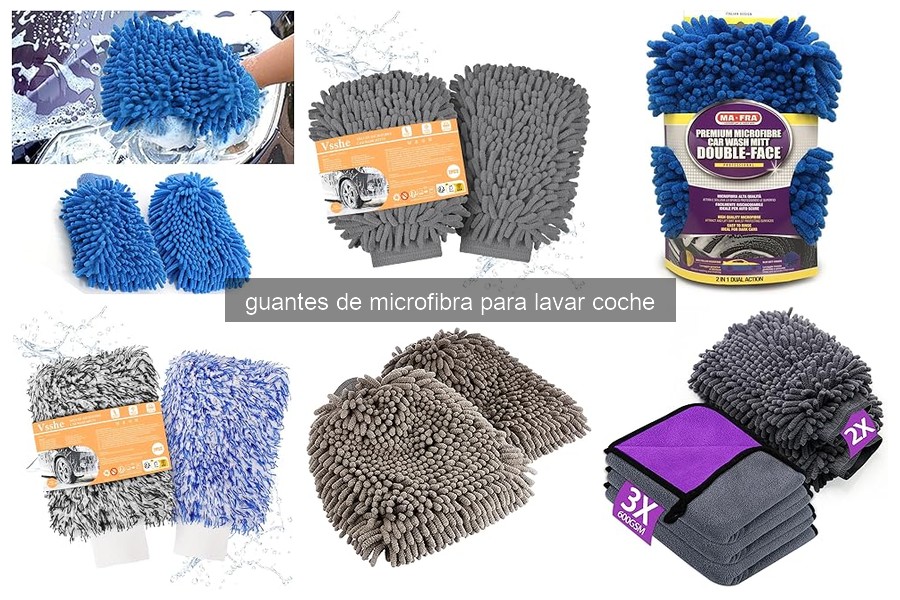 Errores comunes al usar guantes de microfibra para lavar coche