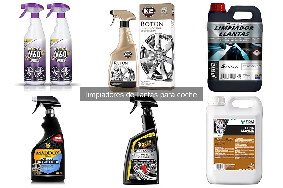 Errores comunes al usar limpiadores de llantas para coche