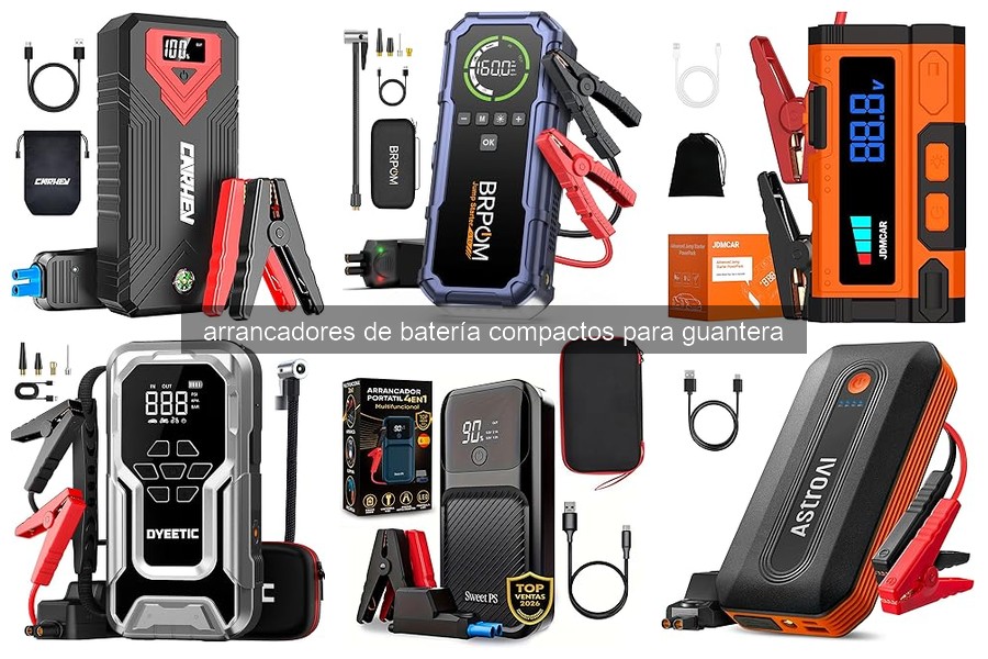 Errores comunes con arrancadores de batería compactos