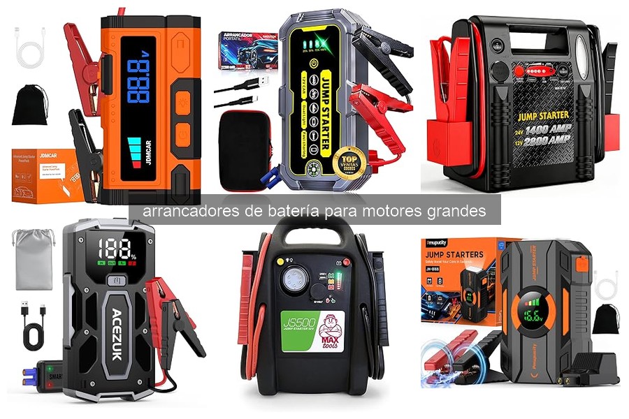 Errores comunes con arrancadores de batería para motores grandes