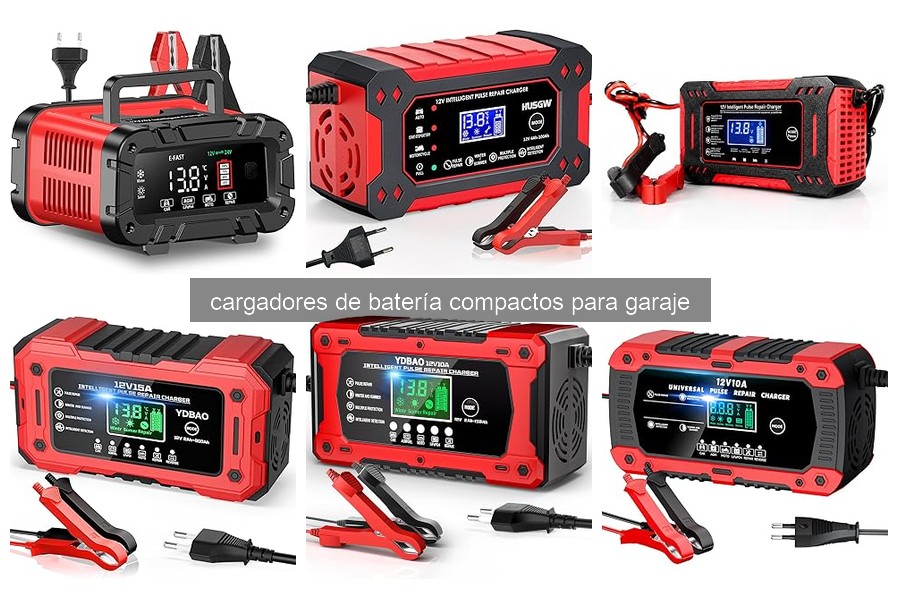 Errores comunes con cargadores de batería compactos para garaje