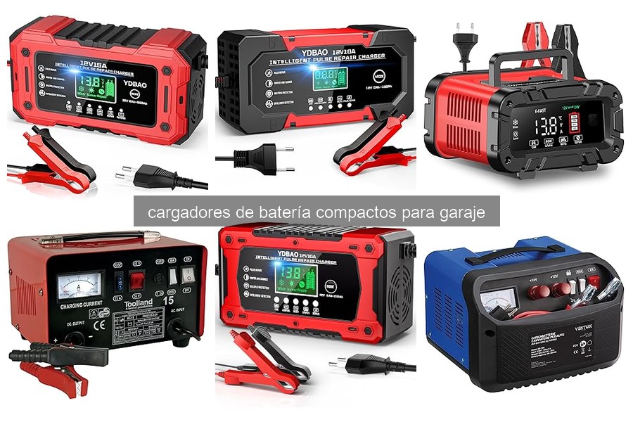 Guía de compra de cargadores de batería compactos para garaje