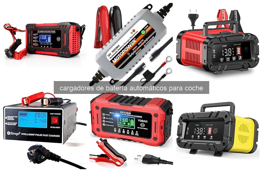 Guía para elegir el mejor cargador automático de batería coche