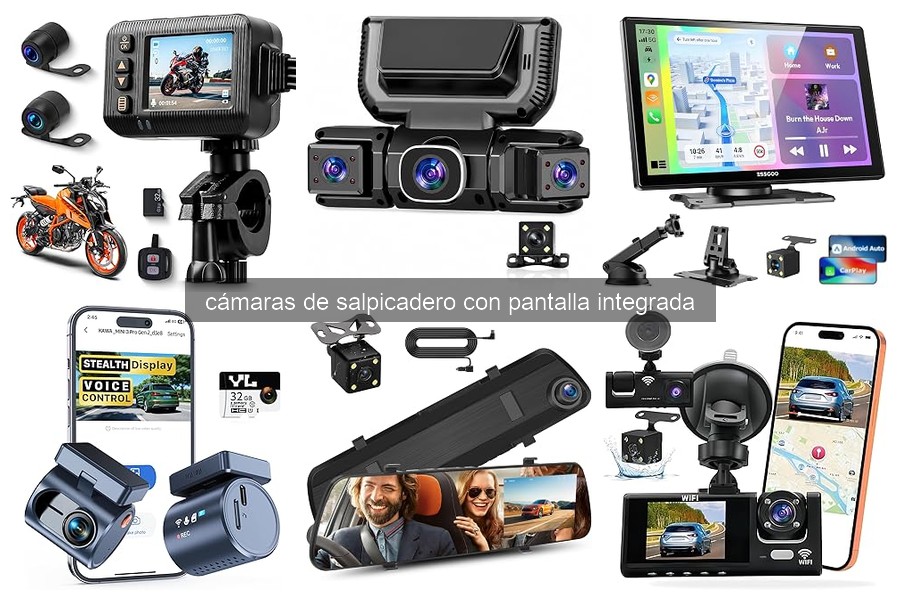 Guía para instalar cámaras de salpicadero con pantalla integrada