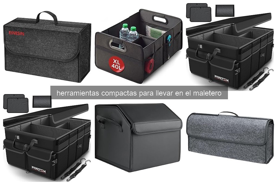 Herramientas compactas imprescindibles para el maletero