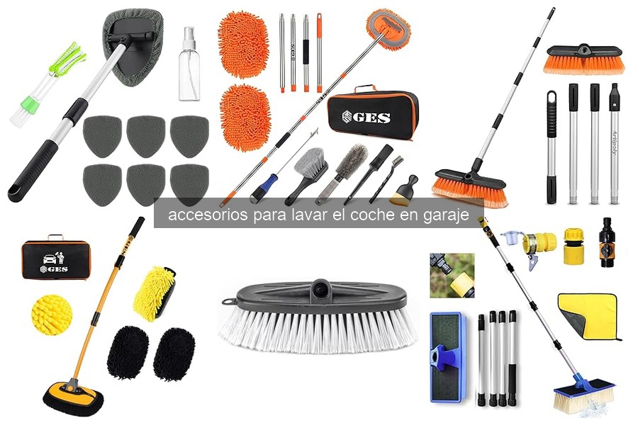 Mejores accesorios para lavar el coche en garaje