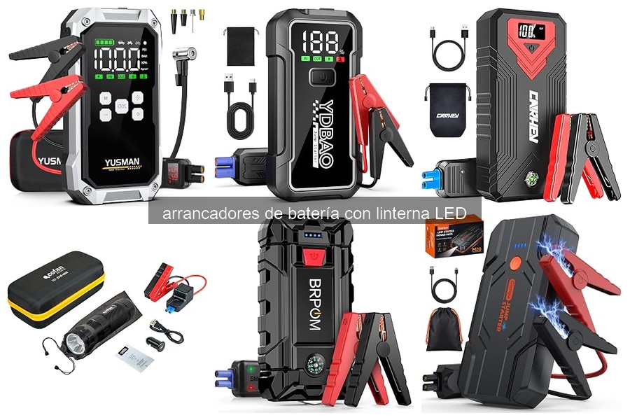 Mejores arrancadores de batería con linterna LED 2023