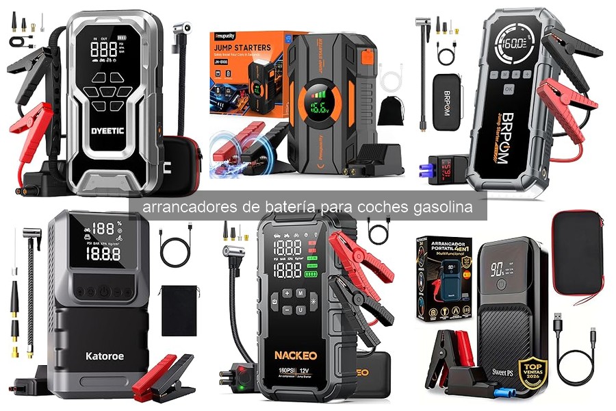 Mejores arrancadores de batería para coches gasolina 2023