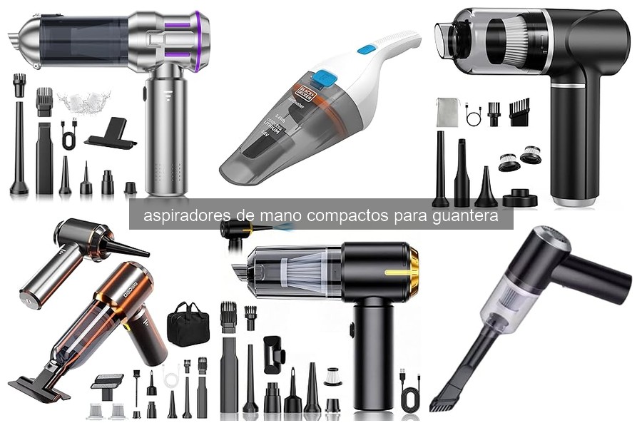 Mejores aspiradores de mano compactos para guantera en 2026