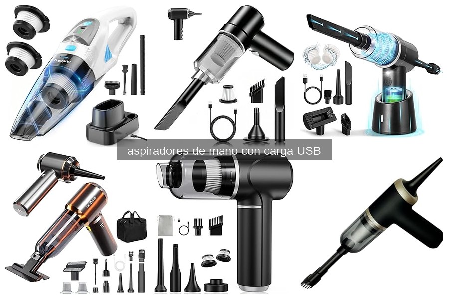 Mejores aspiradores de mano con carga USB en 2026