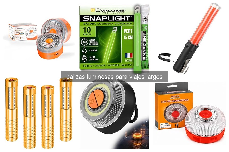Mejores balizas luminosas para viajar: comparativa 2026