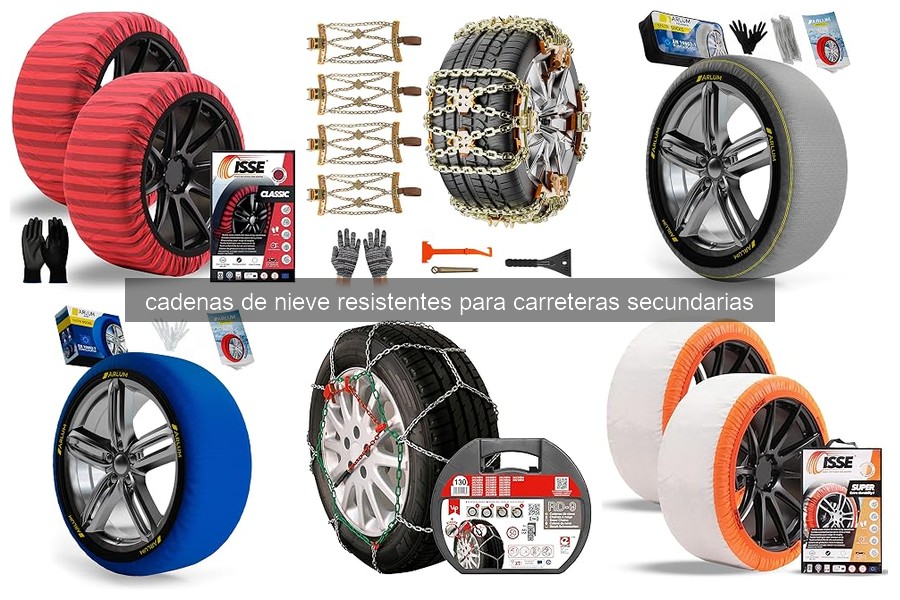 Mejores cadenas de nieve para carreteras secundarias 2026
