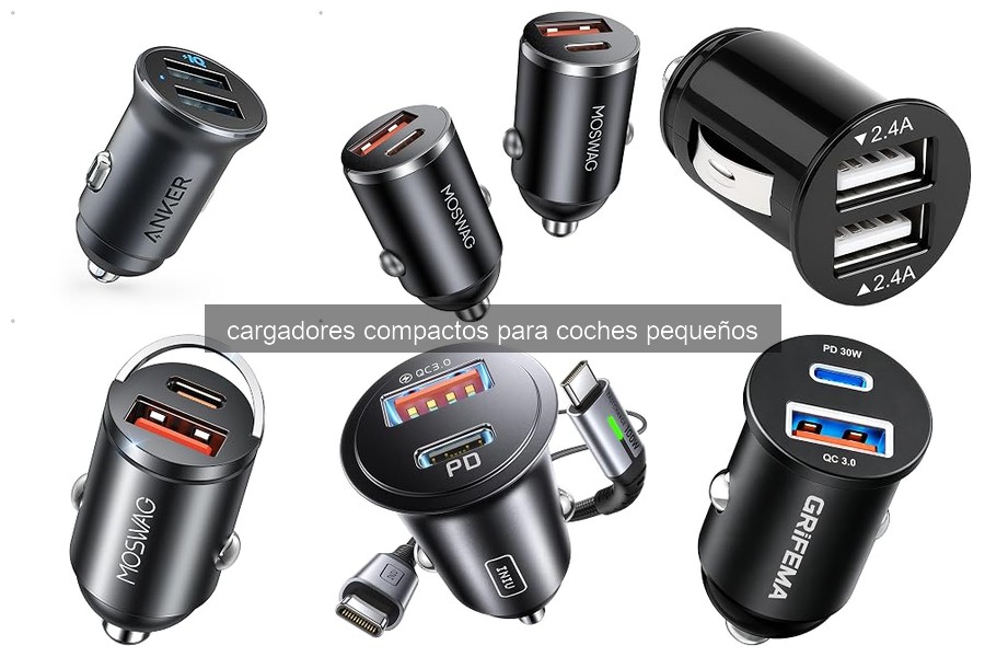 Mejores cargadores compactos para coches pequeños en 2023