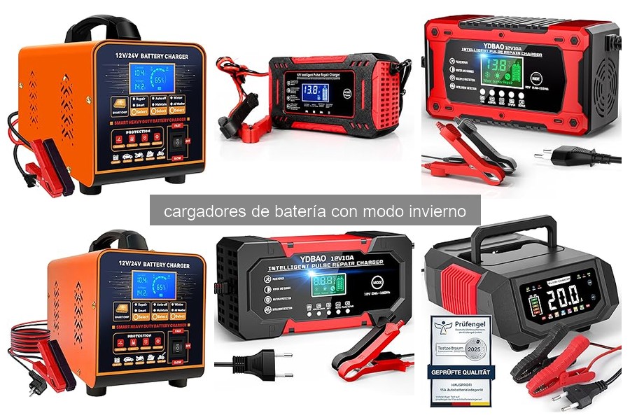 Mejores cargadores de batería con modo invierno para coches 2023