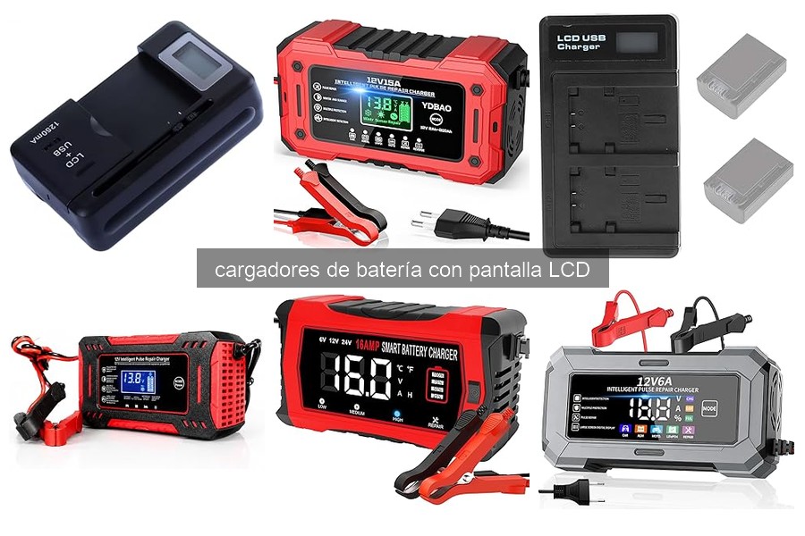 Mejores cargadores de batería con pantalla LCD para autos 2023