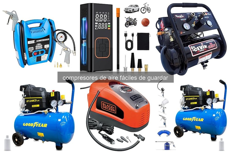 Mejores compresores de aire fáciles de guardar para el hogar
