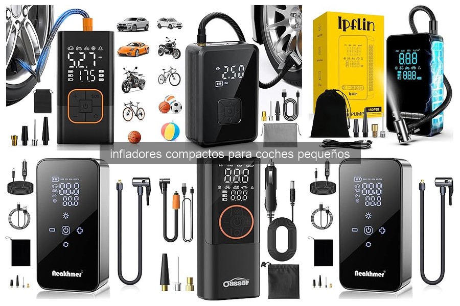 Mejores infladores compactos para coches pequeños en 2026