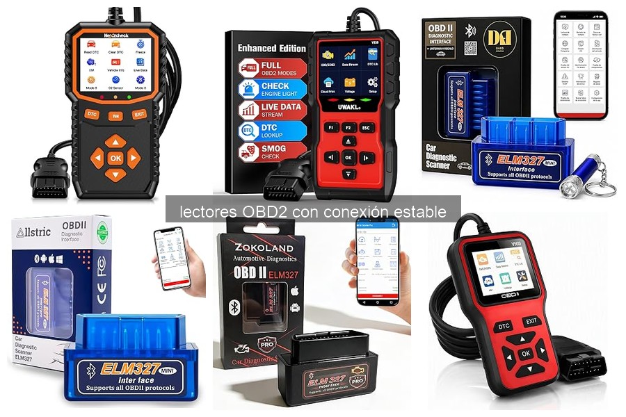 Mejores lectores OBD2 con conexión estable: comparativa 2026