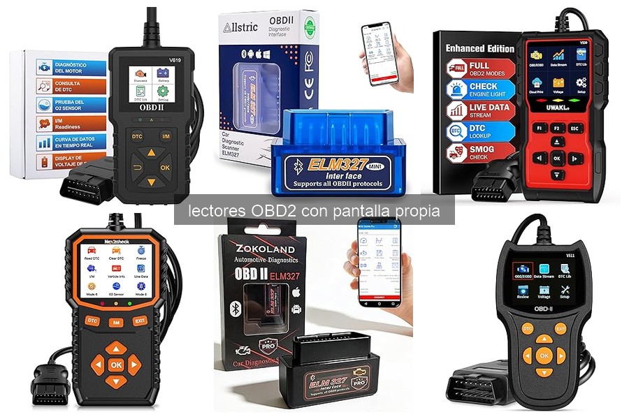 Mejores lectores OBD2 con pantalla propia: comparativa 2026