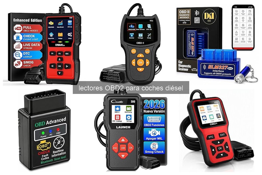 Mejores Lectores OBD2 para Coches Diésel en 2026